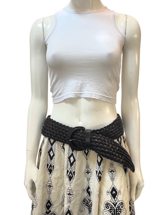 Holt Renfrew Accessories - Vintage Boho Leather Braided Holt Renfrew Belt